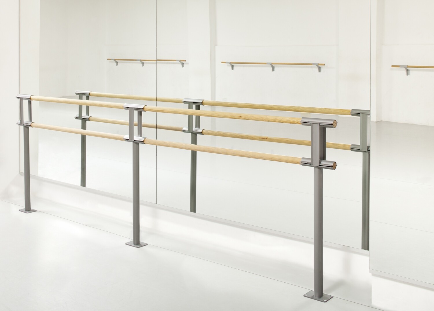 Double floor-mounted barre PINA DINAMICA