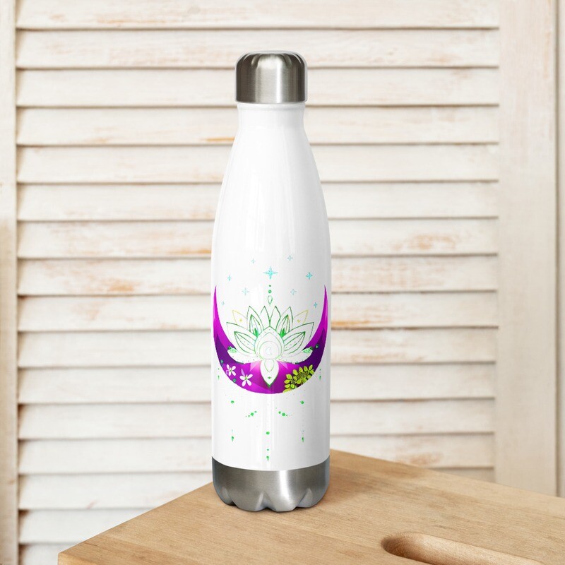 Bouteille en acier inoxydable 'mandala' ATD
