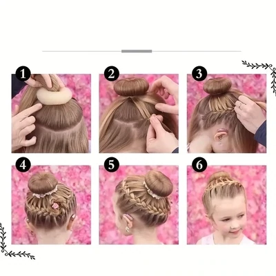 Hair bun donut
