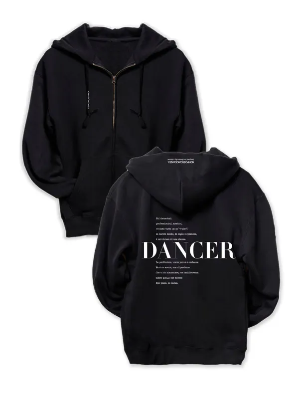 Veste zippée DANCER NON POSSO HO DANZA