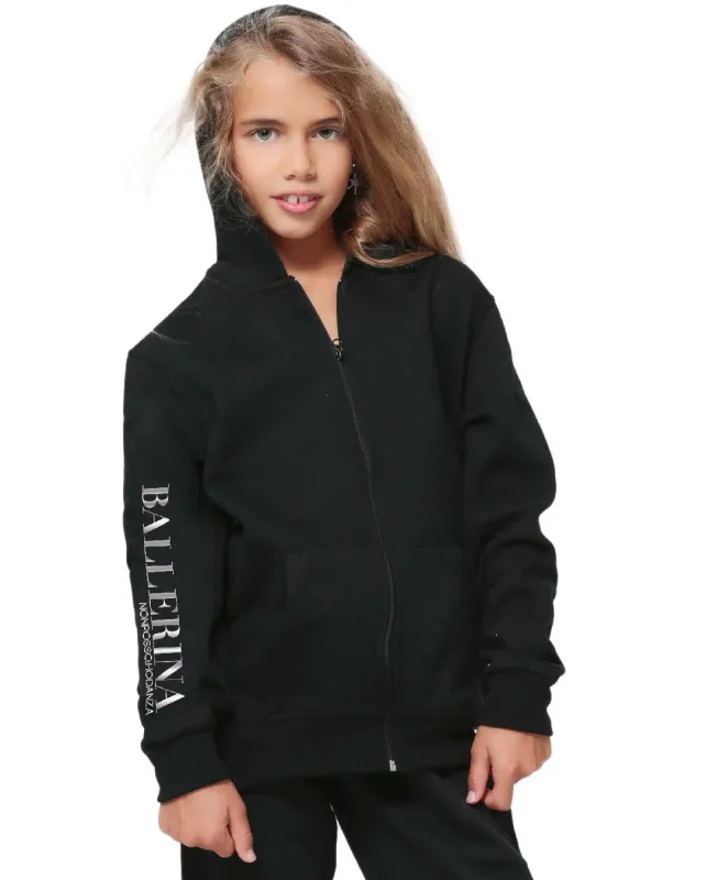 Veste zippée BALLERINA NON POSSO HO DANZA