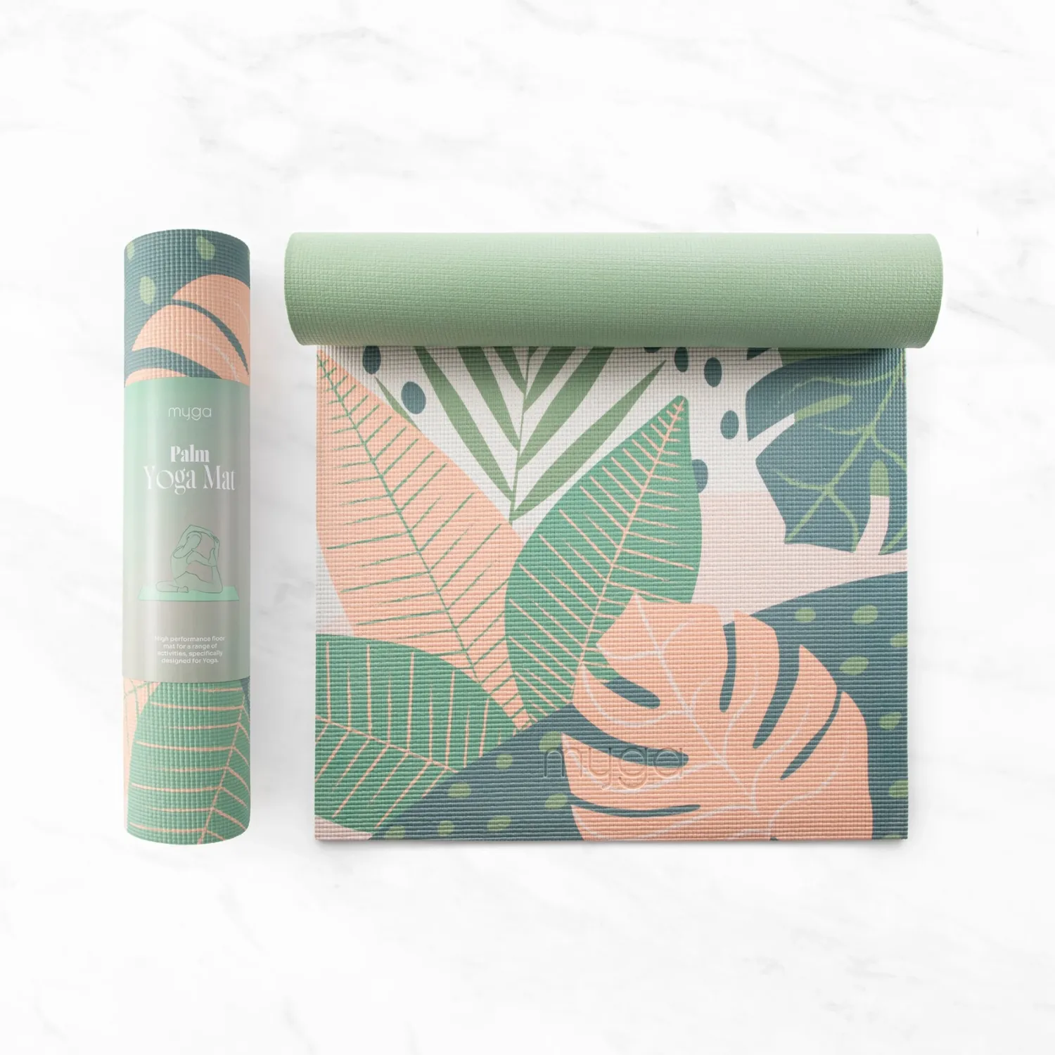 Printed yoga mat MYGA