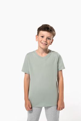 Kariban Kids t-shirt Bio Katoen ronde hals korte mouwen