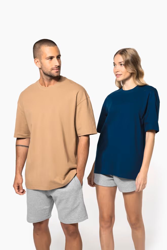 Kariban Unisex Oversized t-shirt ronde hals korte mouwen