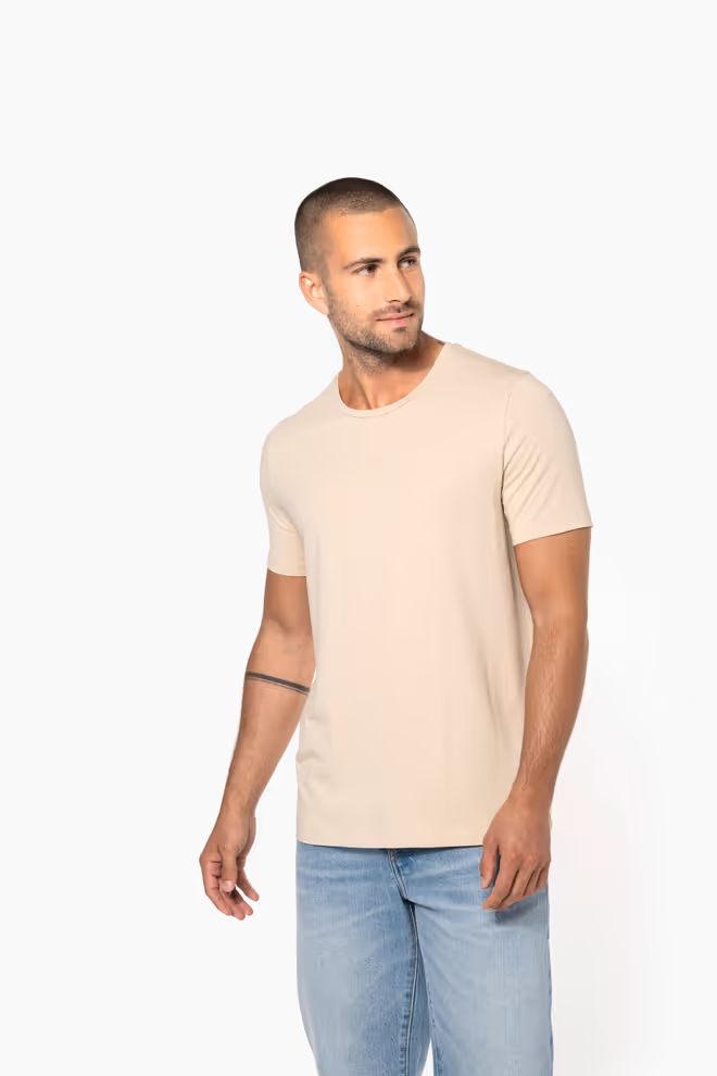 Kariban Heren t-shirt ronde hals korte mouwen