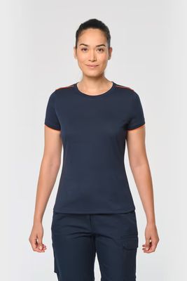 WK Designed To Work Dames t-shirt "Day to day", ronde hals, korte mouwen.