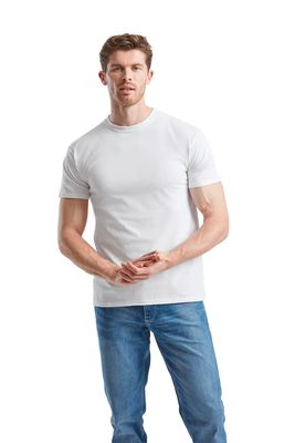 Fruit of the Loom "Super Premium" Heren t-shirt, ronde hals, korte mouwen.