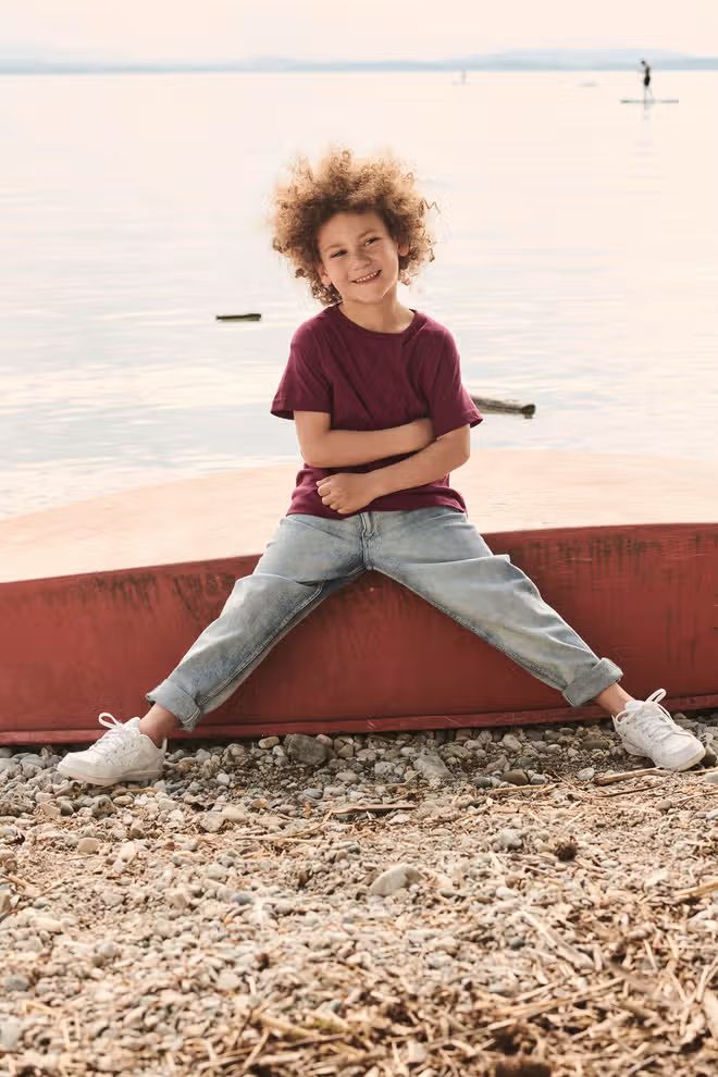 Fruit of the Loom Kids "Valueweight" t-shirt, ronde hals, korte mouwen.