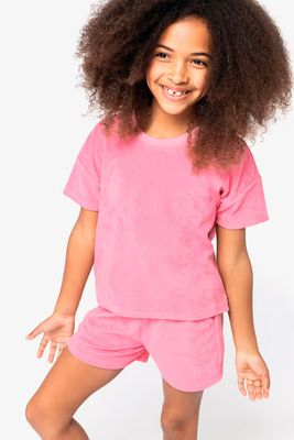 Native Spirit Ecologisch meisjes t-shirt in badstof, ronde hals, korte mouwen.