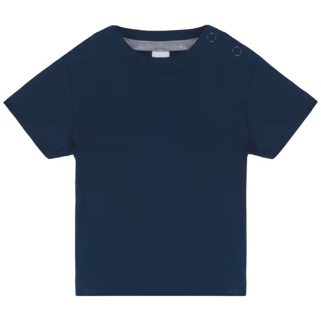 Kariban baby t-shirt, ronde hals, korte mouwen.