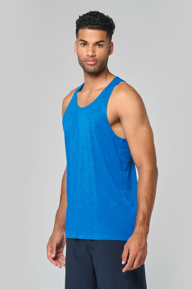 Pro-Act Heren "Triblend" Tank top.