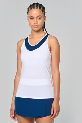 Pro-Act Dames tweekleurige Padel Tank top.