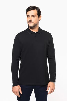 Kariban Premium Heren Polo Supima®, lange mouwen.
