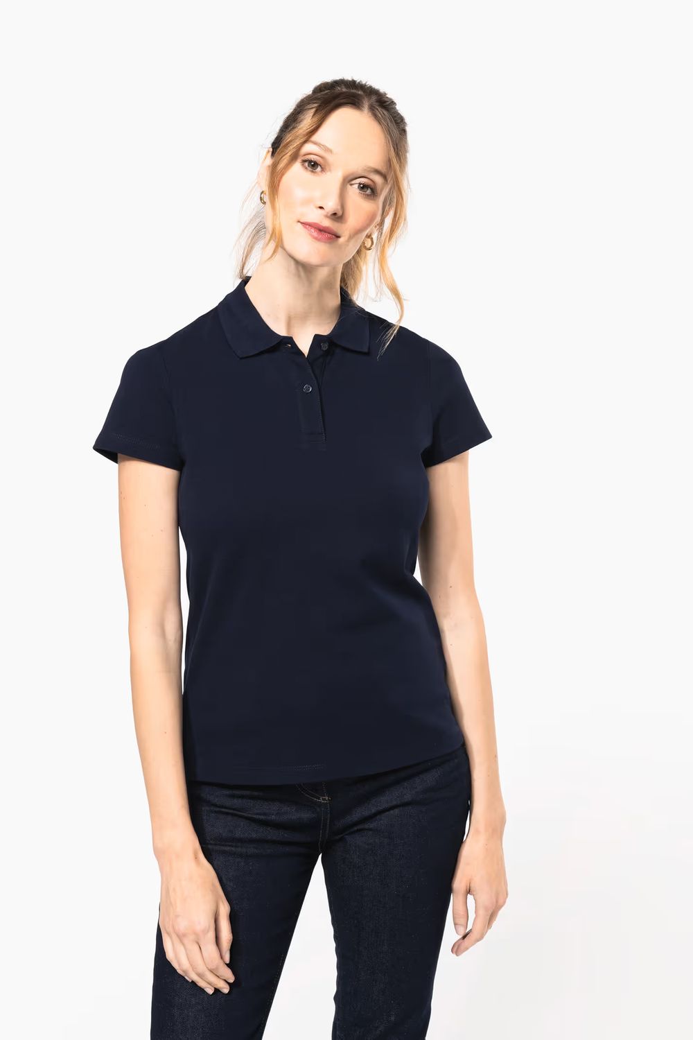 Kariban Premium Dames Polo Supima®, korte mouwen.