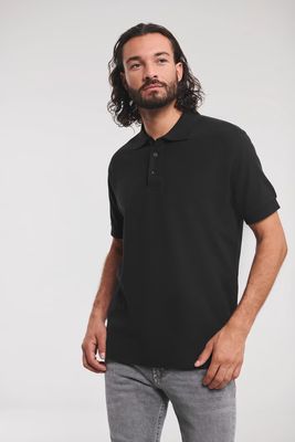 Russell Heren Polo Ultimate Cotton, korte mouwen.