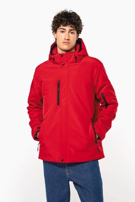 Kariban Gewatteerde softshell herenparka met capuchon.
