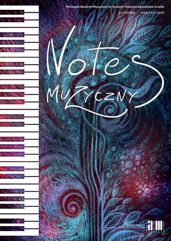 Notes muzyczny nr 17