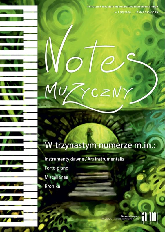 Notes muzyczny nr 13