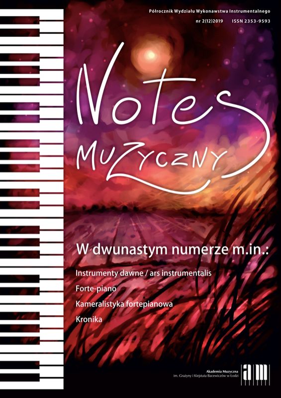 Notes muzyczny nr 12