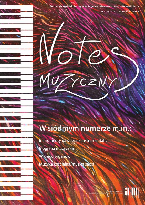 Notes muzyczny nr 7