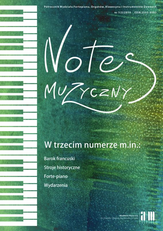 Notes muzyczny nr 3