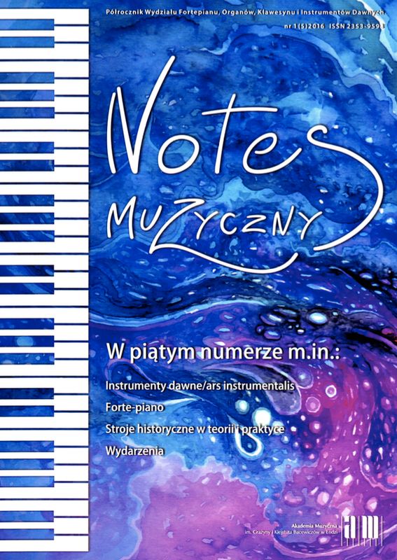 Notes muzyczny nr 5