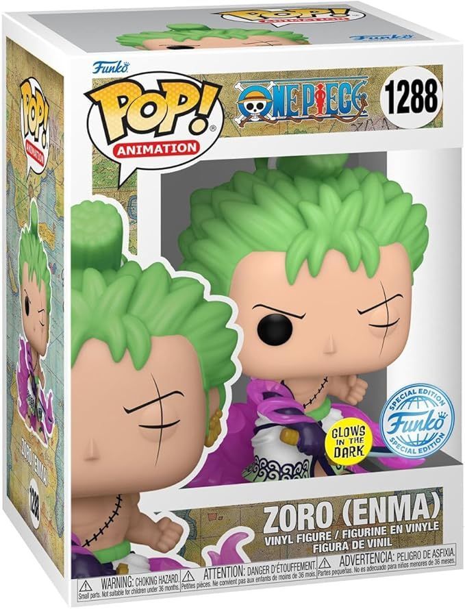 Funko Pop! Animation - One Piece - Zoro (Enma) 1288 - Glows in the Dark Special Edition