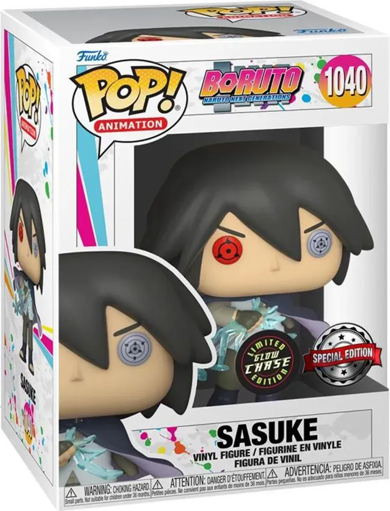 Funko Pop! Animation - Boruto - Sasuke 1040 - Limited Glow Chase Edition Special Edition