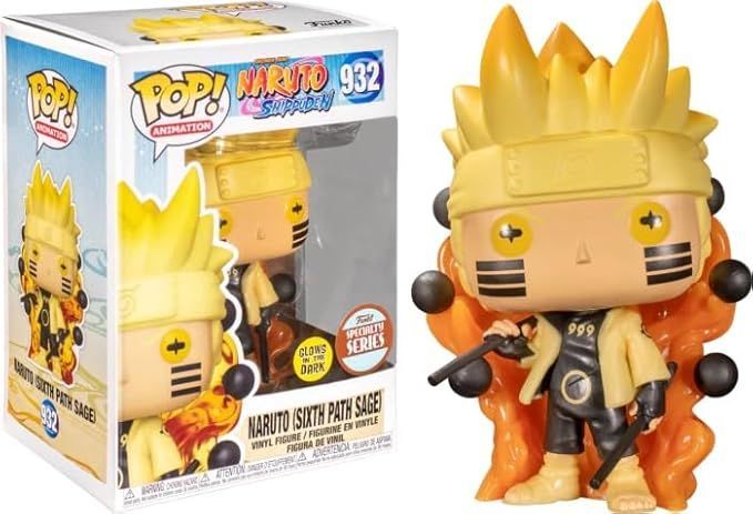 Funko Pop! Animation - Naruto - Naruto (Sixth Path Sage) 932 - Glows in the Dark Speciality Series (Limited Edition Exclusive)