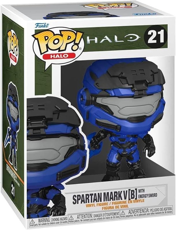 Funko Pop! Halo - Halo - Spartan Mark V (B) with Energy Sword 21