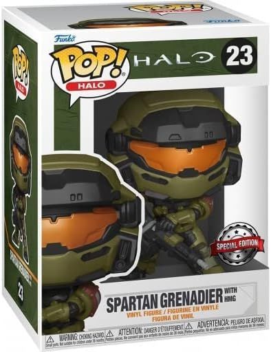 Funko Pop! Halo - Halo - Spartan Grenadier with HMG 23 - Special Edition