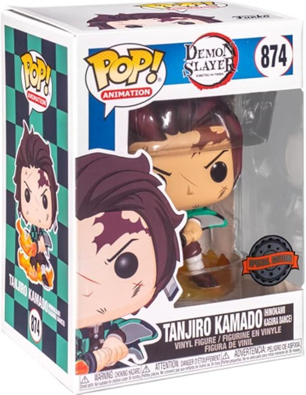 Funko Pop! Animation - Demon Slayer - Tanjiro Kamado (Hinokami Kagura Dance) 874 - Special Edition