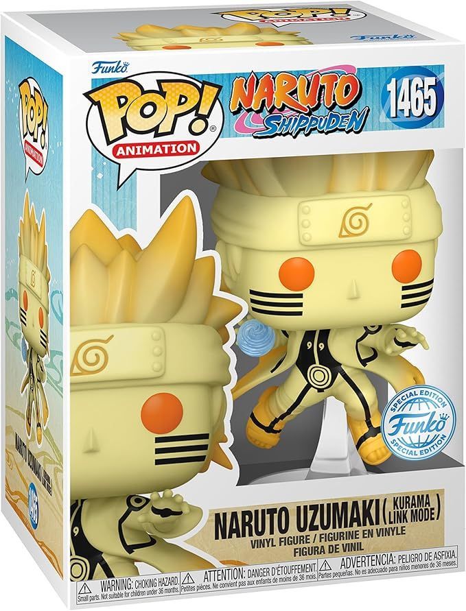 Funko Pop! Animation - Naruto - Naruto Uzumaki 1465 (Kurama Link Mode) - Special Edition