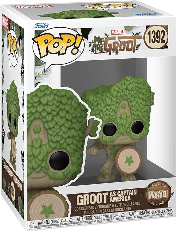 Funko Pop! - We Are Groot - Groot As Captain America 1392
