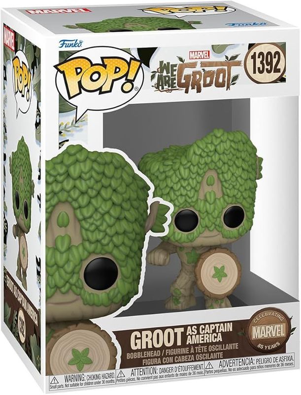 Funko Pop! - We Are Groot - Groot As Captain America 1392