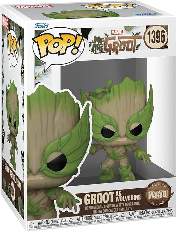Funko Pop! - We Are Groot - Groot as Wolverine 1396