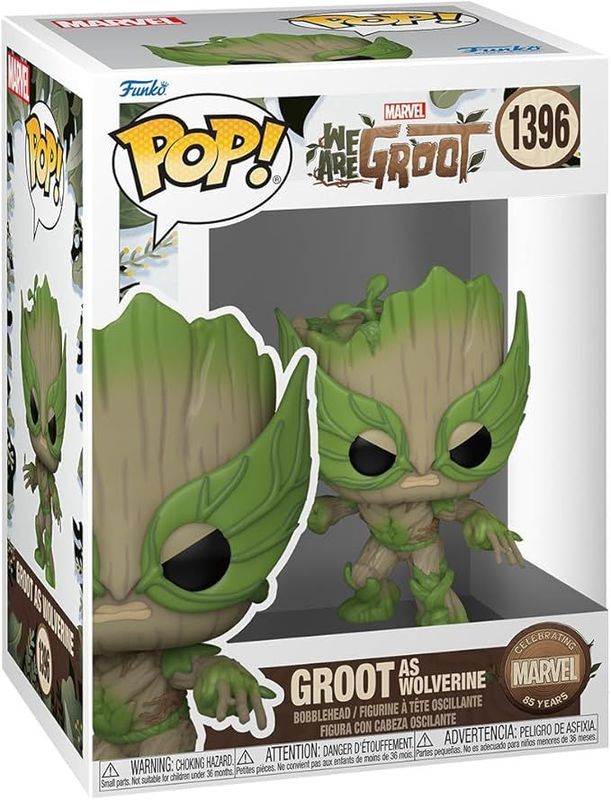 Funko Pop! - We Are Groot - Groot as Wolverine 1396