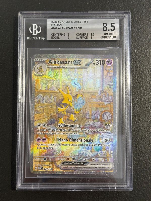 Pokémon | Pokemon 151 | Alakazam ex BGS 8.5 | MEW 201