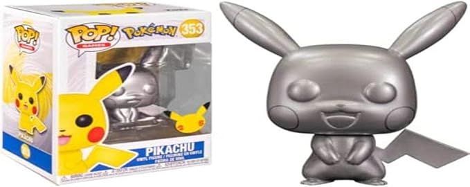 Funko Pop! Games - Pokemon - Pikachu 535 - Pokemon 25th Anniversary Jumbo Pop