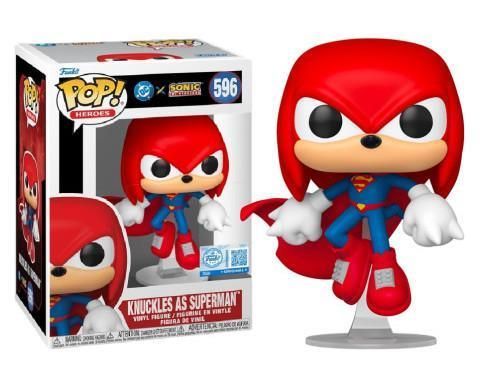 Funko Pop! Heroes - Sonic the Hedgehog - Knuckles as Superman 596 Special Edition
