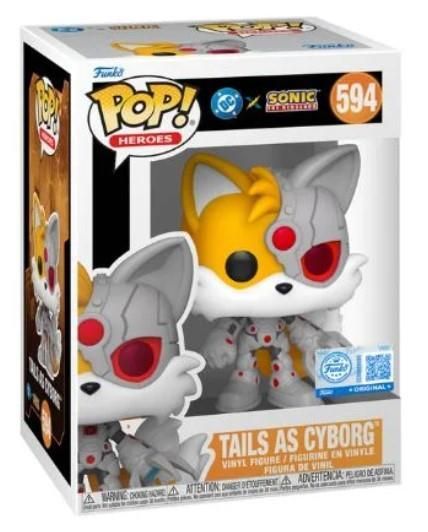 Funko Pop! Heroes - Sonic the Hedgehog - Tails as Cyborg 594 Special Edition