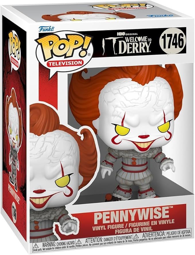 Funko Pop! Television - IT Welcome To Derry - Pennywise 1746 Funko Pop! Television - IT Welcome To Derry - Pennywise 1746