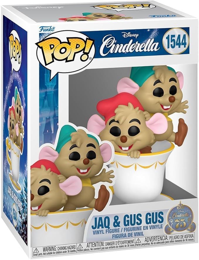 Funko Pop! - Disney - Jaq and Gus Gus 1544 - 75th Anniversary Funko Pop! - Disney - Jaq and Gus Gus 1544 - 75th Anniversary