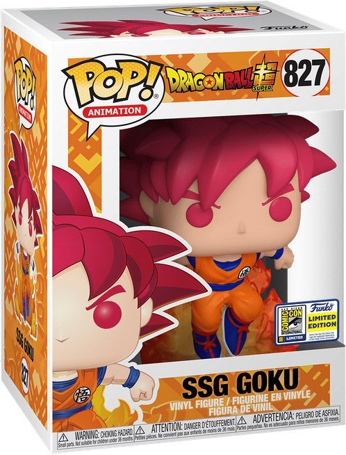 Funko Pop! Animation - Dragonball Super - SSG Goku 827 - Limited Edition Summer 2020 Funko Pop! Animation - Dragonball Super - SSG Goku 827 - Limited Edition Summer 2020