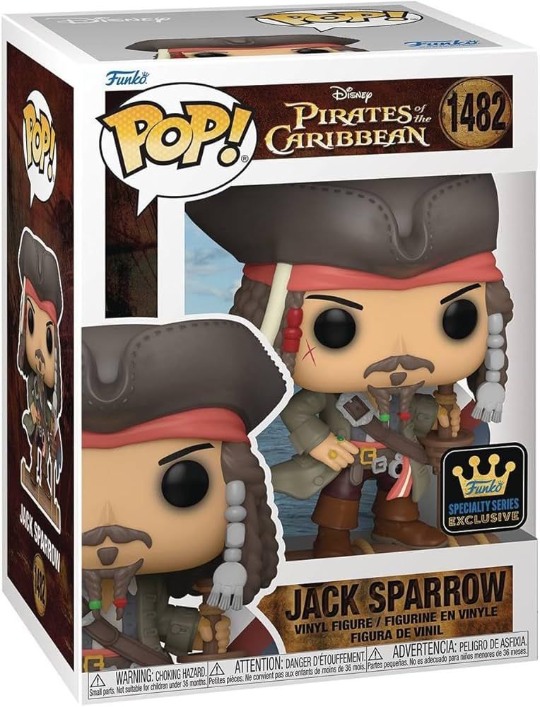 Funko Pop! - Pirates Of The Caribbean - Jack Sparrow 1482 - Specialty Series Exclusives