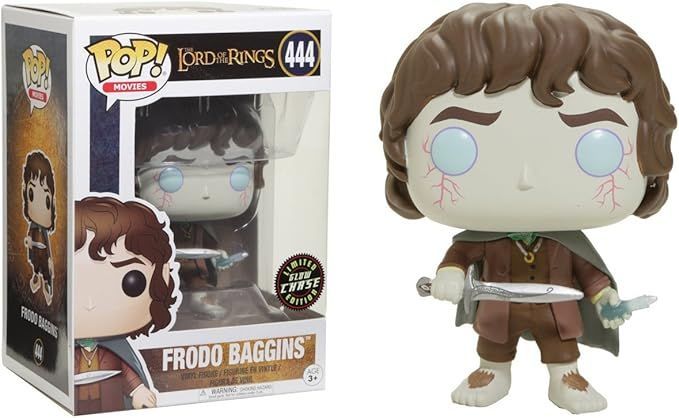 Funko Pop! Movies - The Lord Of The Rings - Frodo Baggins 444 - Limited Glow Chase Funko Pop! Movies - The Lord Of The Rings - Frodo Baggins 444 - Limited Glow Chase