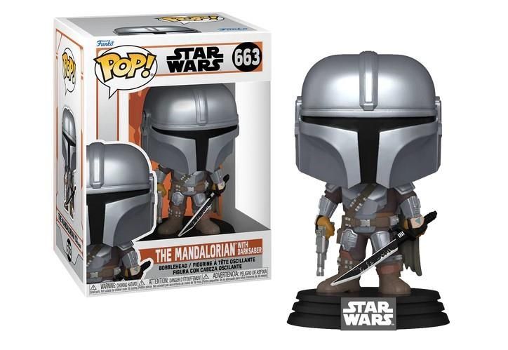 Funko Pop! - Star Wars - The Mandalorian With Darksaber 663