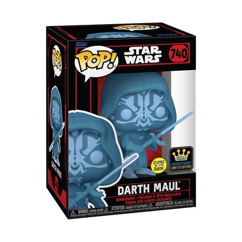 Funko Pop! - Star Wars - Darth Maul 740 - Glows In the Dark - Specialty Series Exclusive Funko Pop! - Star Wars - Darth Maul 740 - Glows In the Dark - Specialty Series Exclusive
