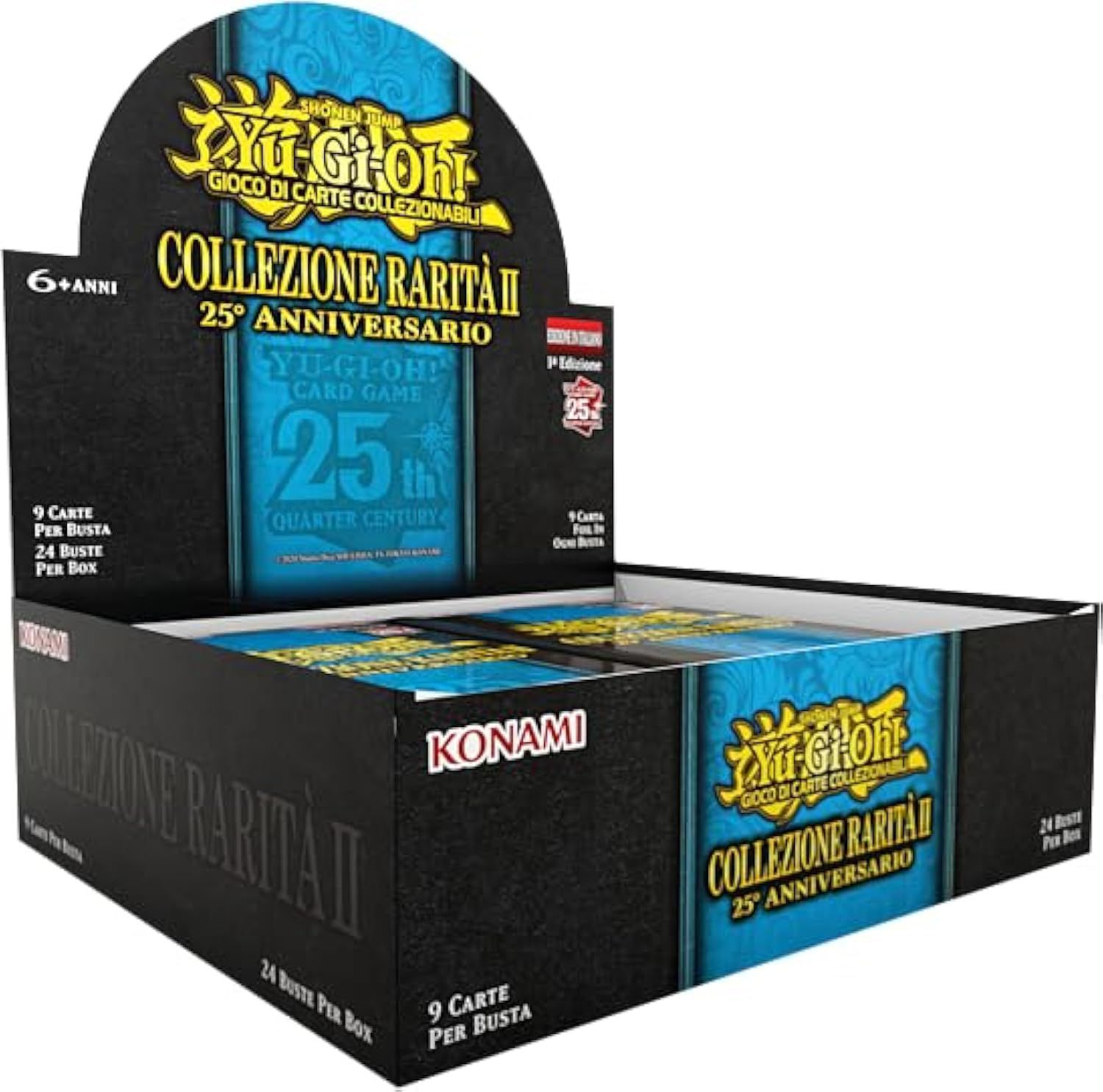 Yu-gi oh! box Collezione Rarità II 25 anniversario da 24 bustine Yu-gi oh! box Collezione Rarità II 25 anniversario da 24 bustine