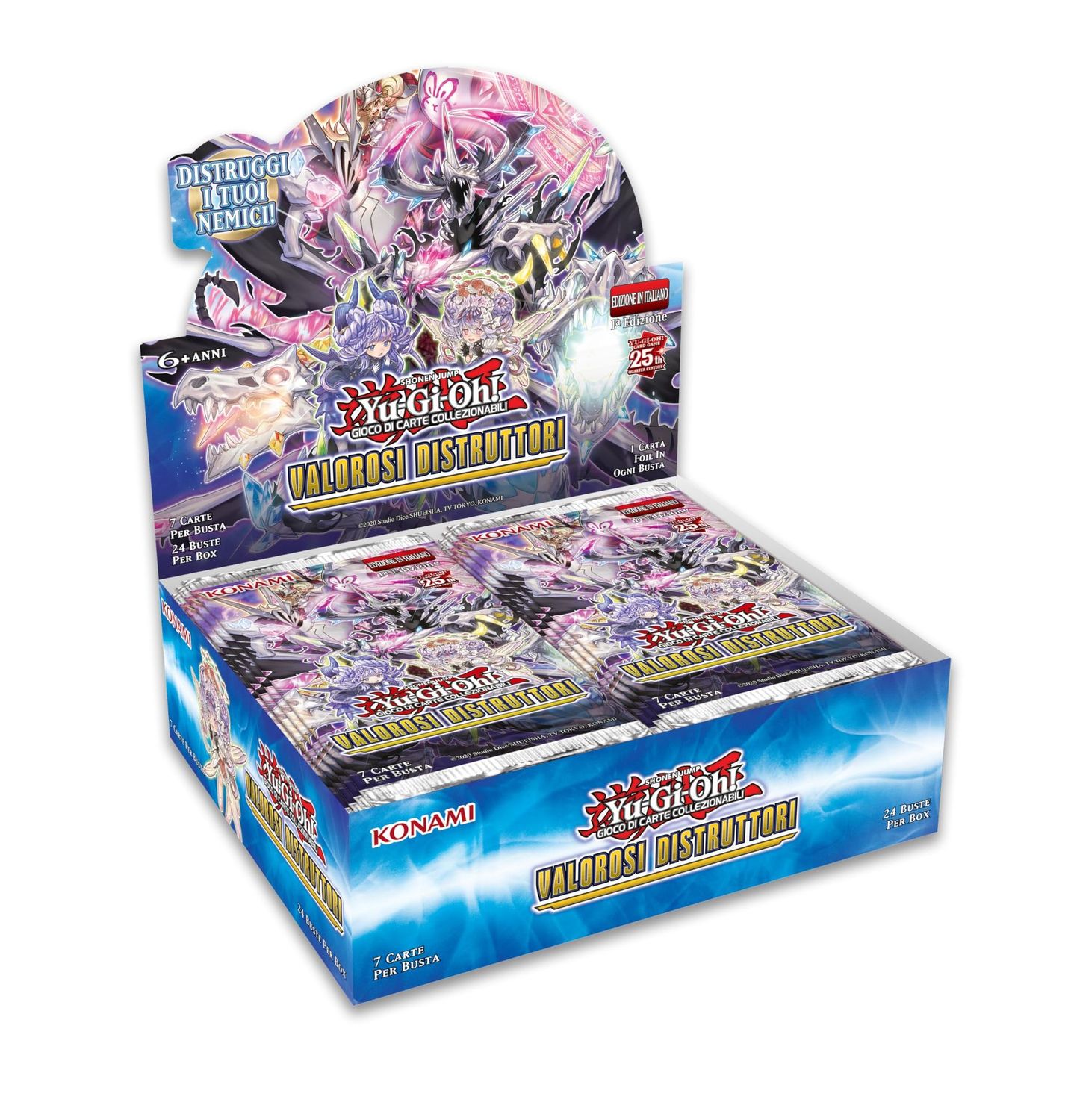 Yu-gi oh! box Valorosi Distruttori da 24 bustine